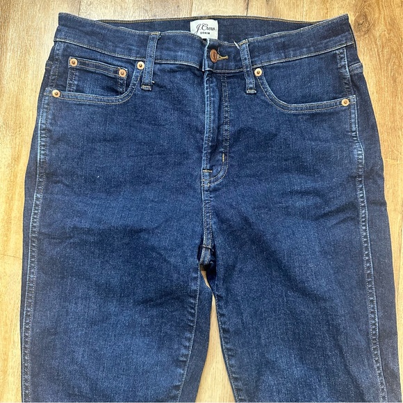 J.Crew 9" Mid Rise Vintage Slim Straight Jeans Resin Rinse Womens Size 29 - Picture 7 of 16